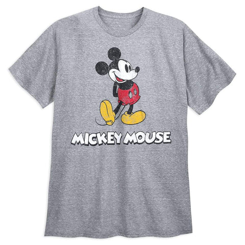 Mickey Mouse T-shirt.