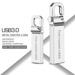 usb flash drive 64GB/3.0 metal pen drive 32gb pendrive 16GB/8GB/4GB/128GB bracelet stick gift usb flash drive custom logo