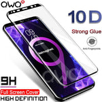 10D Curved Tempered Glass For Samsung Galaxy s8 S9 plus note 9 8 A8 A6 Plus A7 2018 Screen Protector For Samsung A5 2017 S7 Film