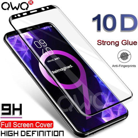 10D Curved Tempered Glass For Samsung Galaxy s8 S9 plus note 9 8 A8 A6 Plus A7 2018 Screen Protector For Samsung A5 2017 S7 Film