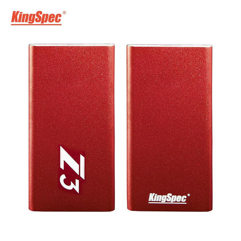 KingSpec Type C USB 3.1 External SSD 64GB 120GB 240GB 500GB Portable SSD External hard drive for laptop