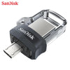 Sandisk Mini USB 3.0 Dual OTG USB Flash Drive 16GB 32GB 64GB 128GB PenDrives USB3.0 high speed up to 150M/s for Android phone