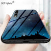 Starry sky Case For Huawei p20 Lite Mate 10 9 Lite pro P10 Nova 2 Plus Glass Soft Edge Cover Slim Phone Case for huawei Honor 9