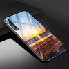 Starry sky Case For Huawei p20 Lite Mate 10 9 Lite pro P10 Nova 2 Plus Glass Soft Edge Cover Slim Phone Case for huawei Honor 9